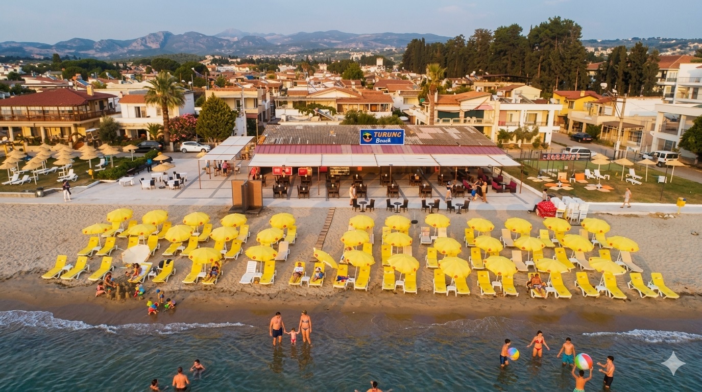 Turunç Beach Akşam Atmosferi